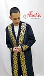 Мужской шапан с казахскими национальными узорами, фото 4