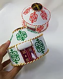 Сувенирная юрта из войлока, ○ 12,5 см, фото 7