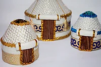 Юрта сувенирная. Диаметр 14 см