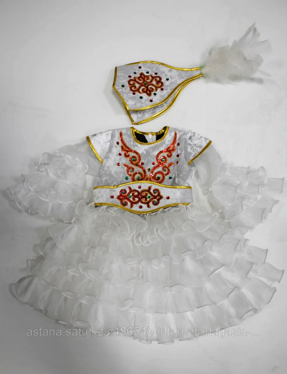 Казахское платье на годик